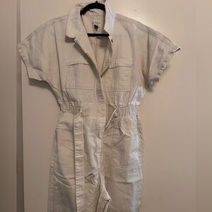 ☀️Cream Universal Thread jumpsuit size 10 ☀️